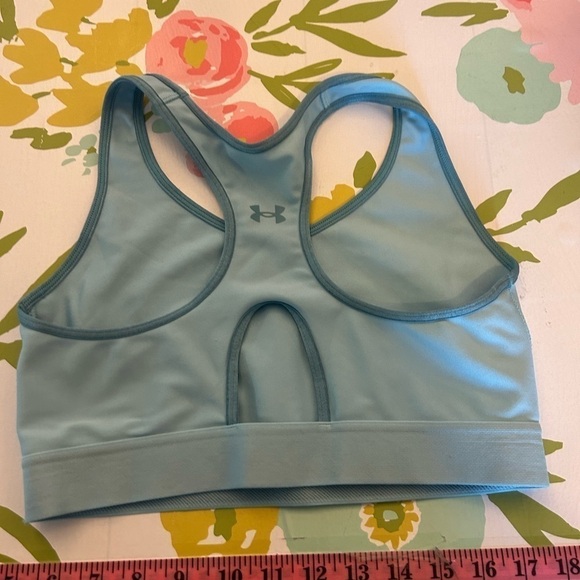 Under Armour, ladies, two-tone blue sports bra, large - Picture 5 of 5